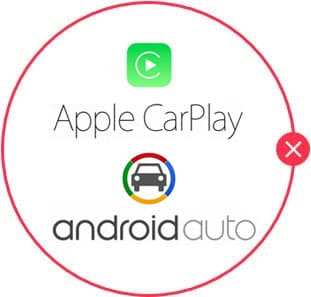 Android Auto and Apple CarPlay are not standard on the Toyota Highlander