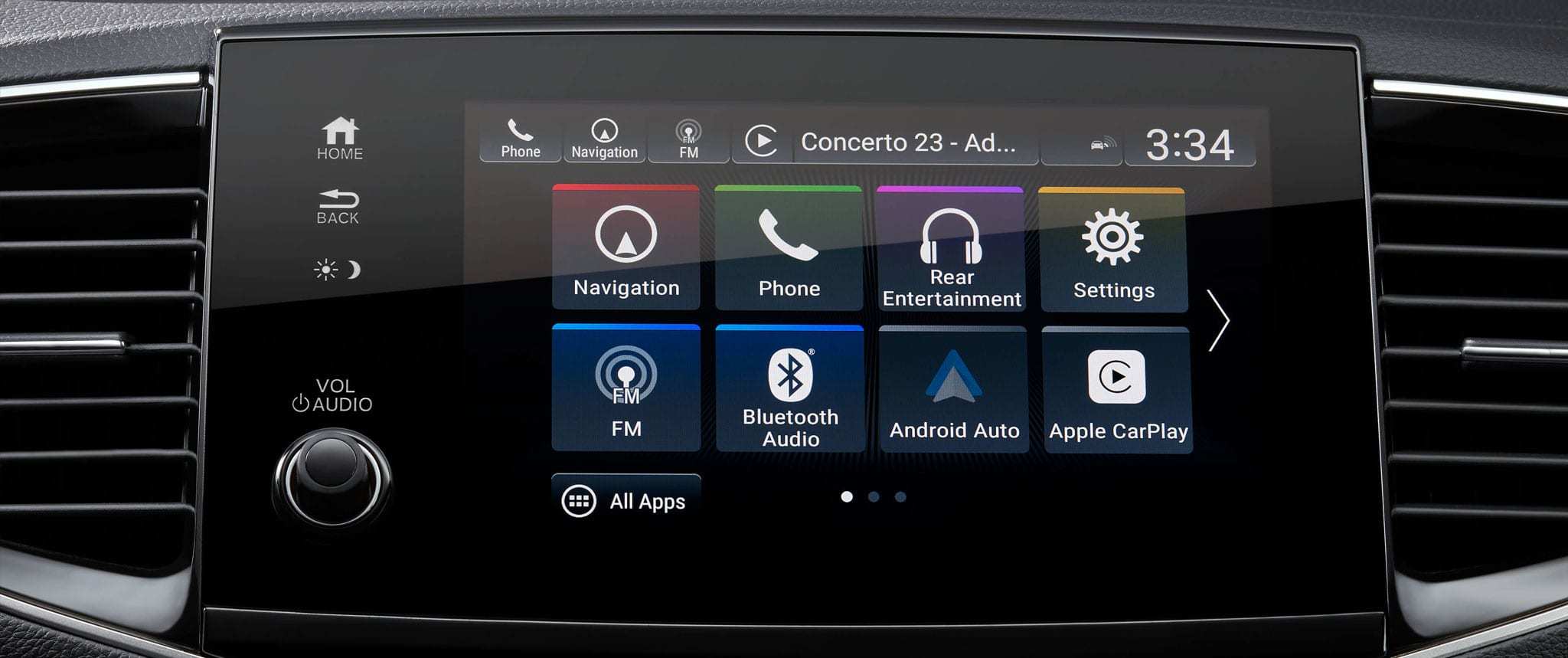 Apple CarPlay and Android Auto on the new Honda Pilot