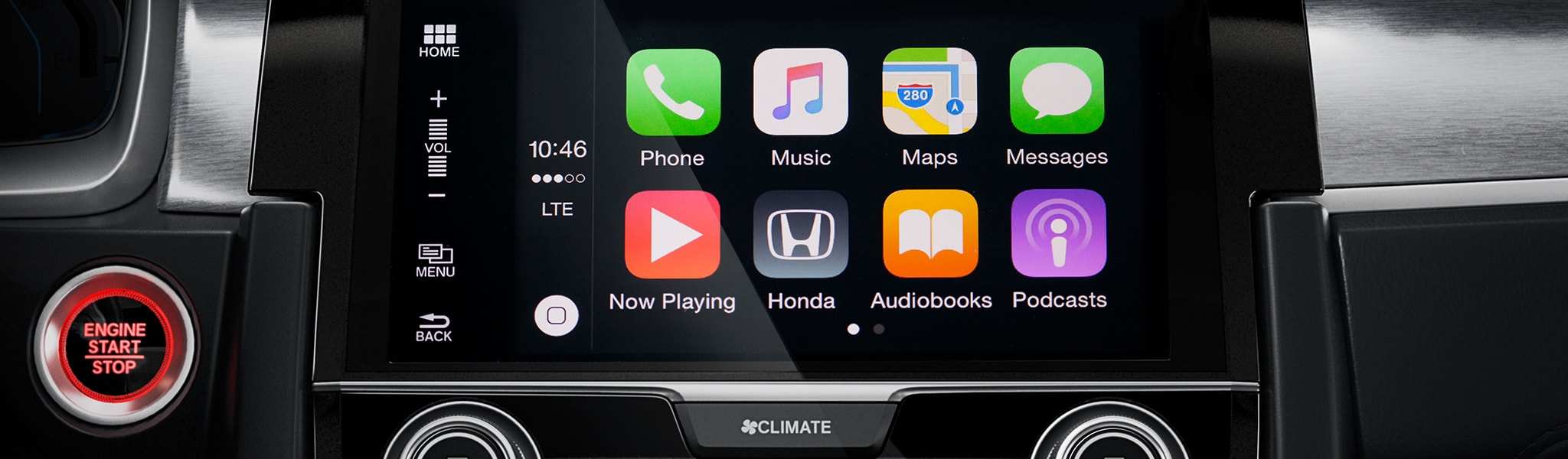 Apple Car Play and Android Auto available on the new Honda Civic