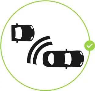 Blind spot monitoring on the Honda CR-V and Toyota RAV4